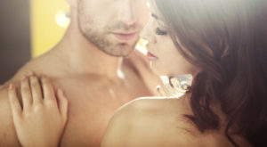 Young lovers during the honeymoon