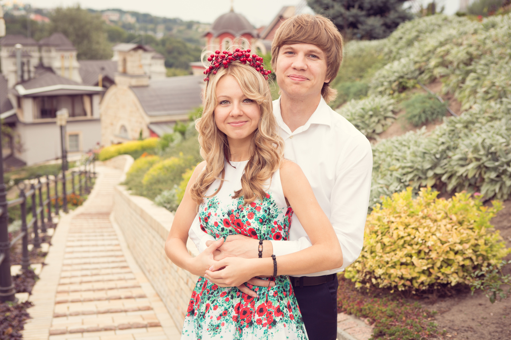 Beautiful wedding couple