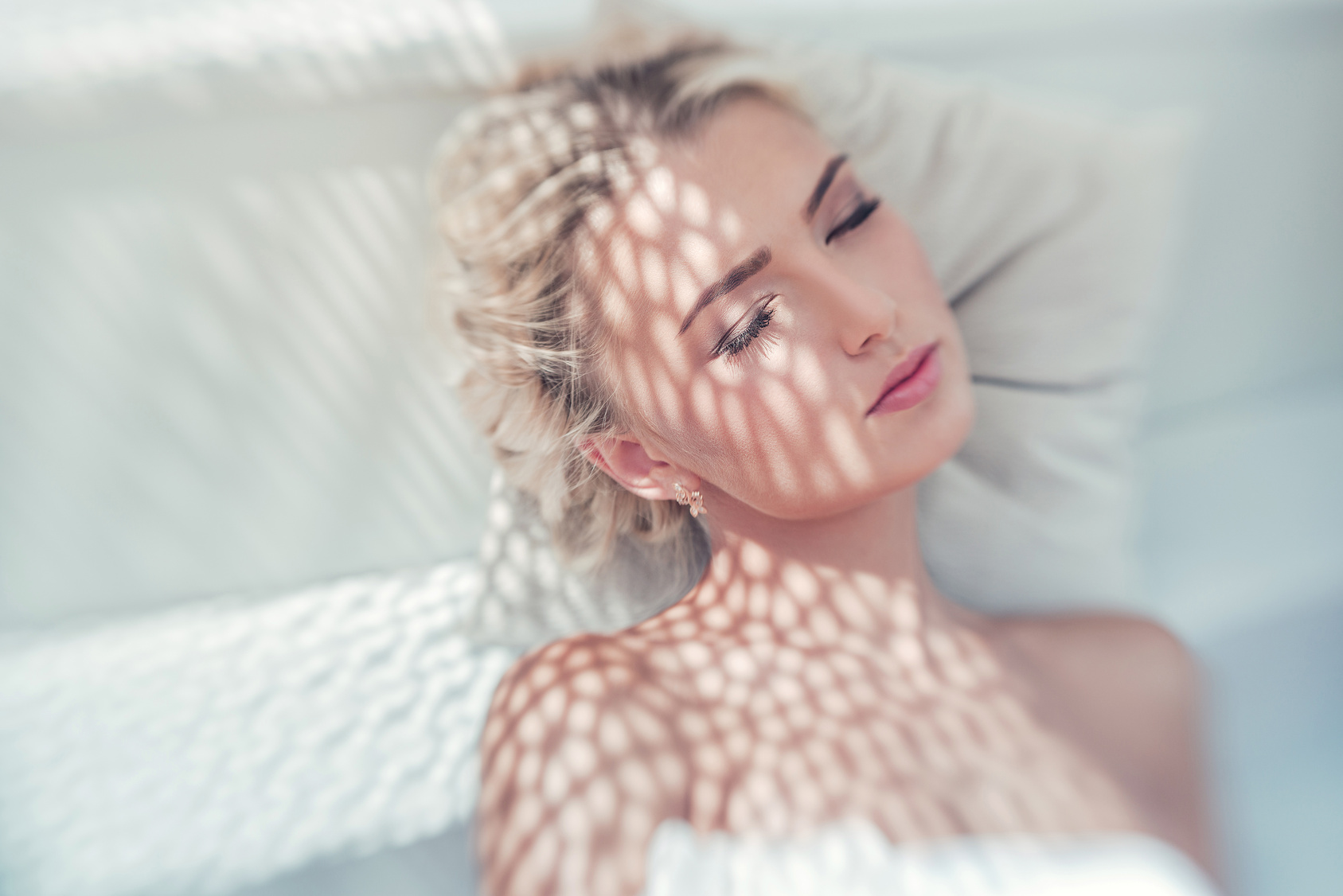 Portrait of a relaxing young woman