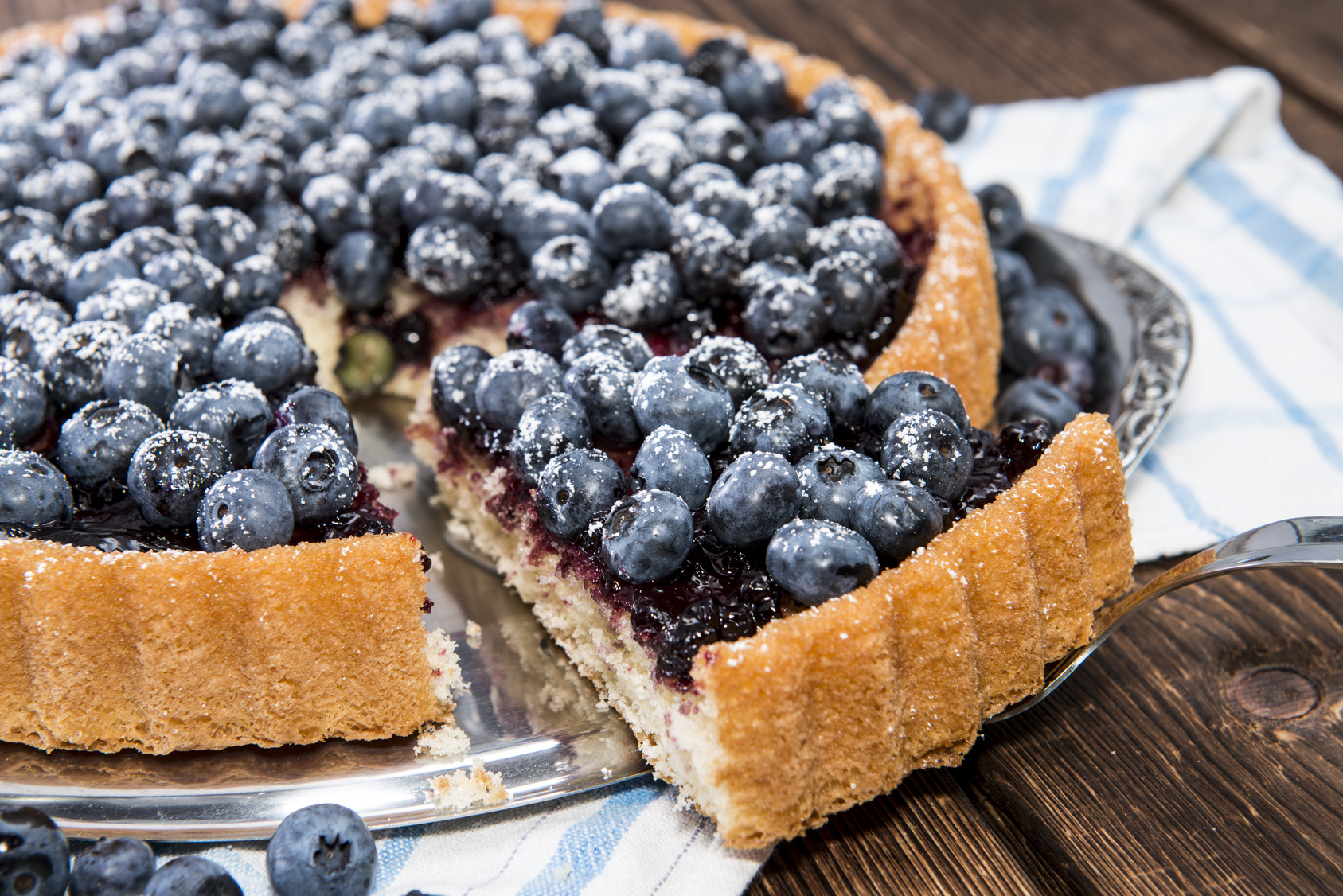 Delicious Blueberry Tart