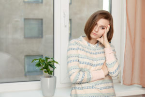 girl near the window