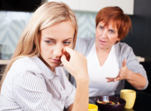 Conflict between mother and daughter