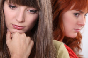 Friends having a disagreement