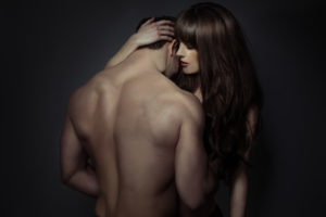 Tender romantic young lovers