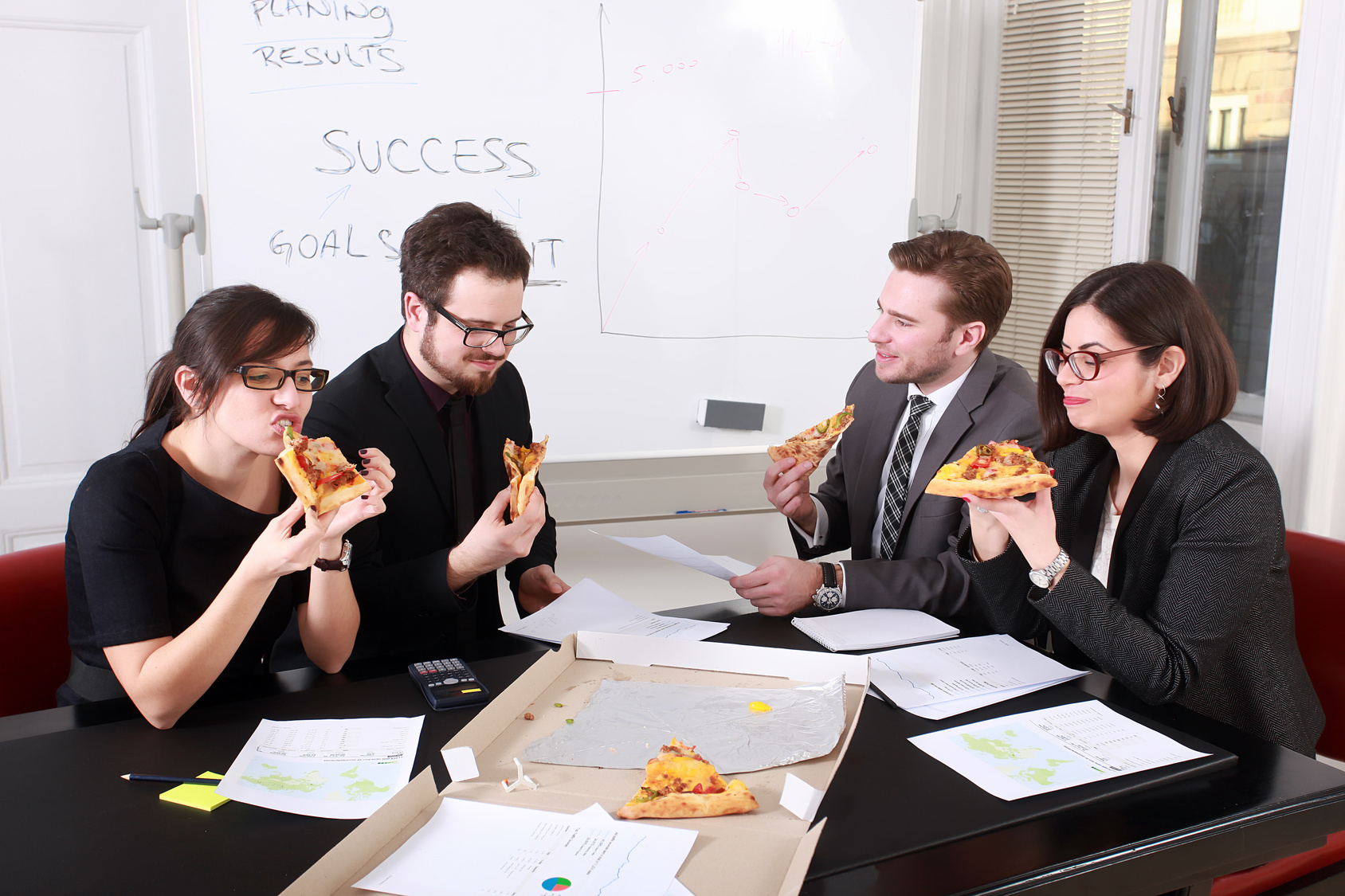 Business People Having Meal Together