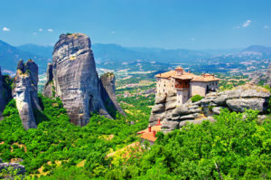 Meteora monasteries, travel in Greece series