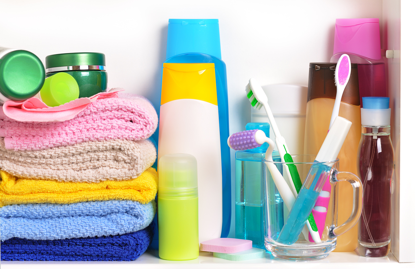 bathroom shelf