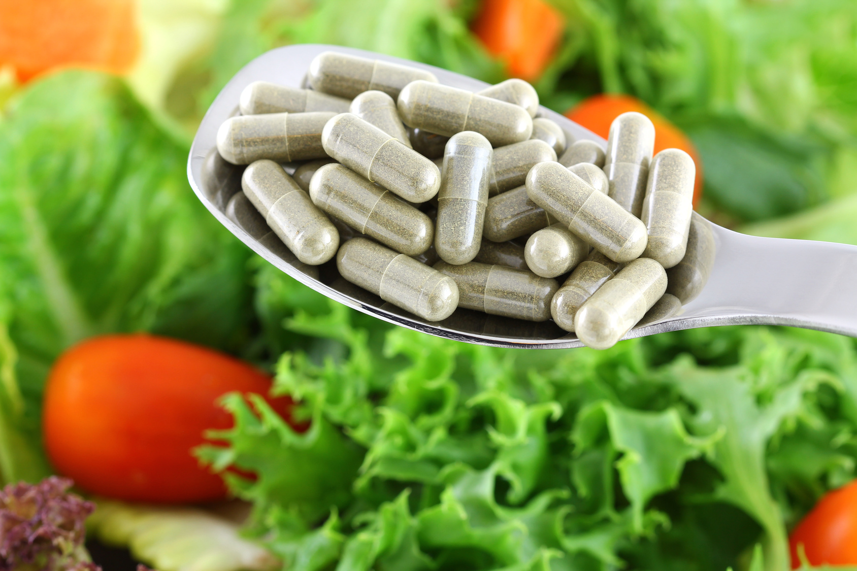 Concentrated Fiber Capsules OR Fresh Salad