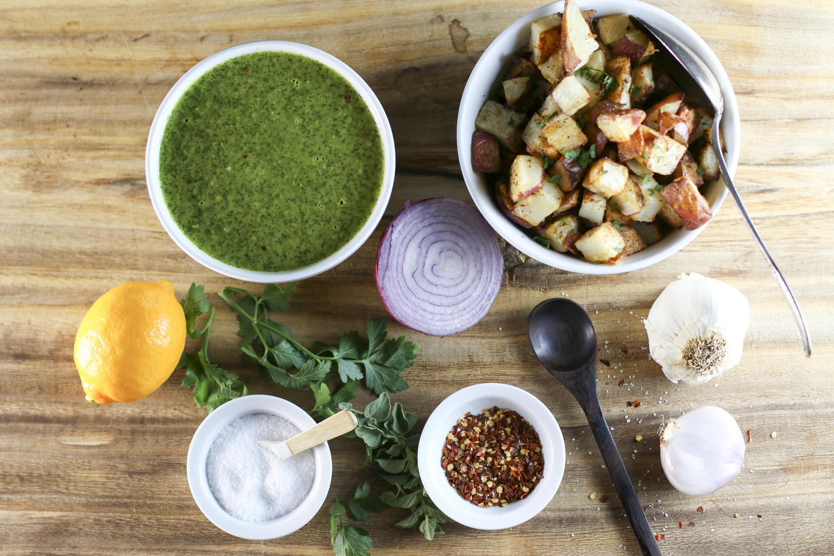 Chimichurri sauce ingredients