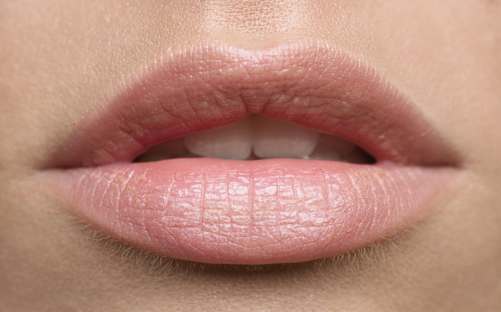 Beautiful natural lips