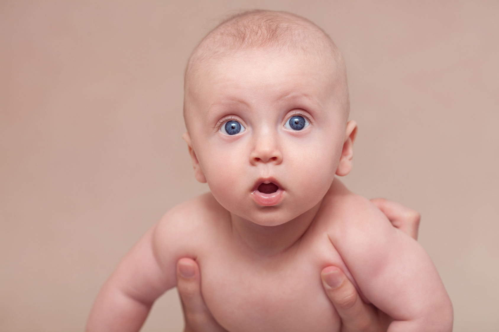 Child with blue eyes, portrait