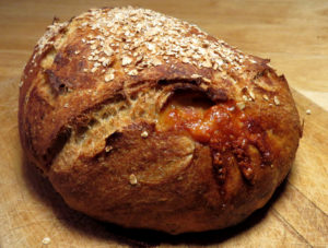 Freshly baked cheese bread