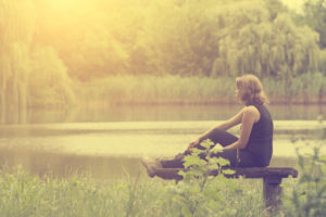 Woman feeling so alone