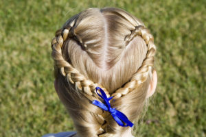 braided heart hair braid