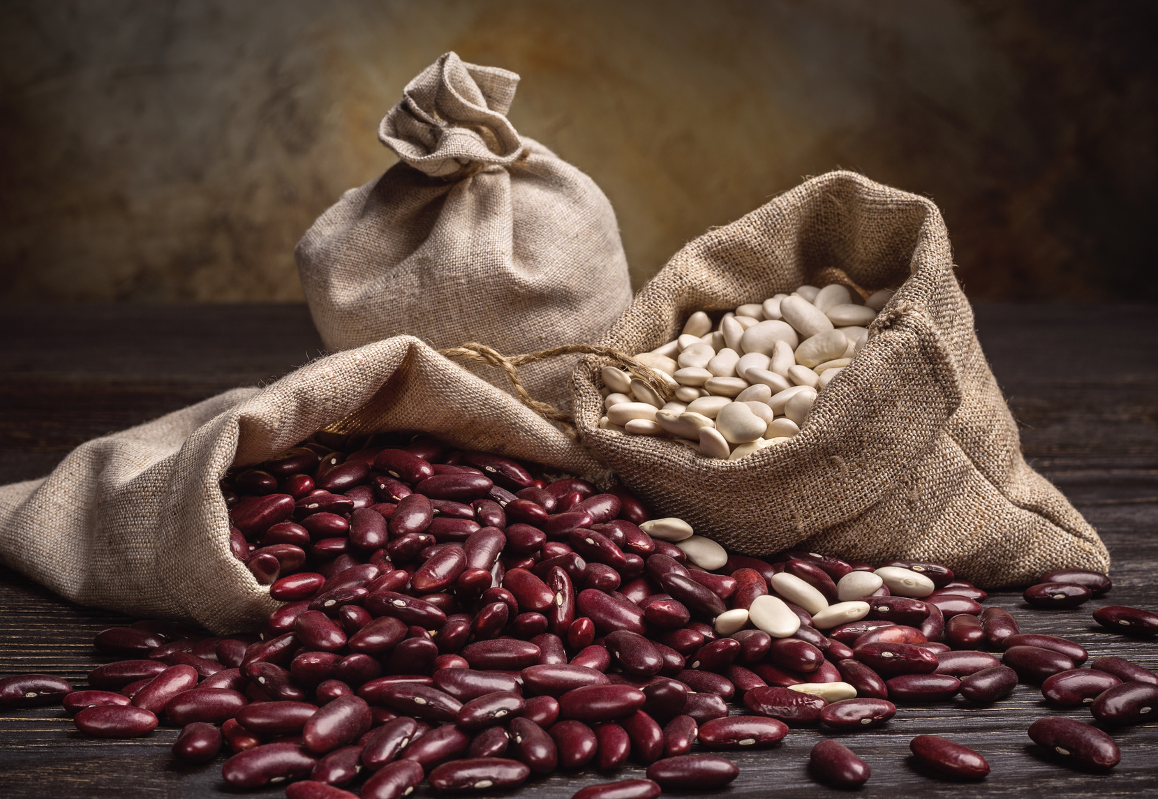 Bags of beans.