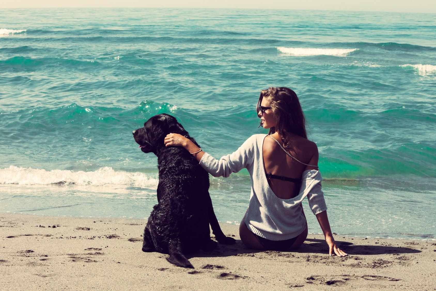 friends on the beach