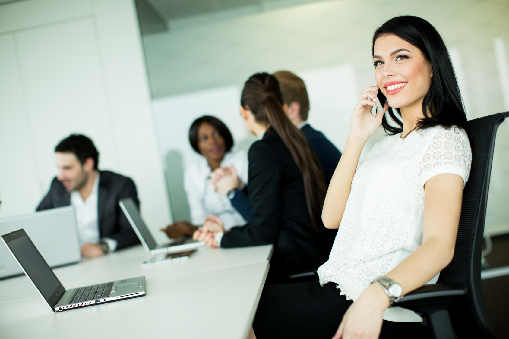 Young people in the office