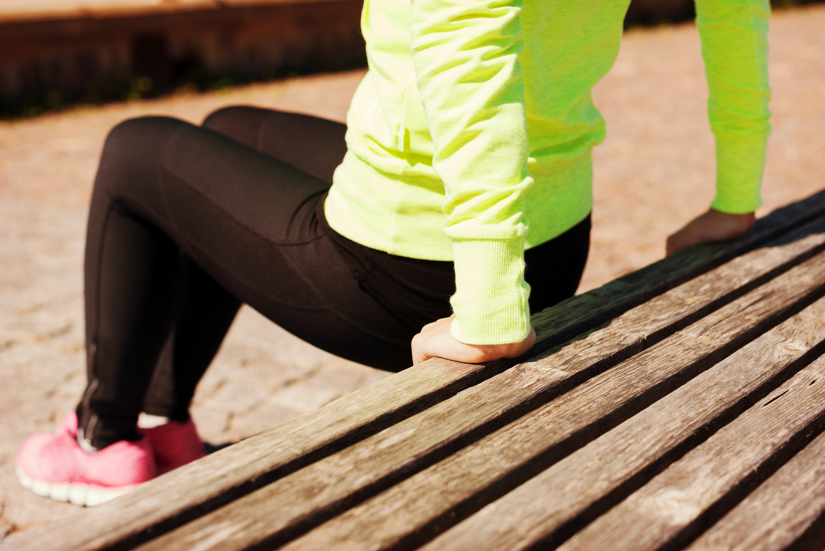 woman doing sports outdoors