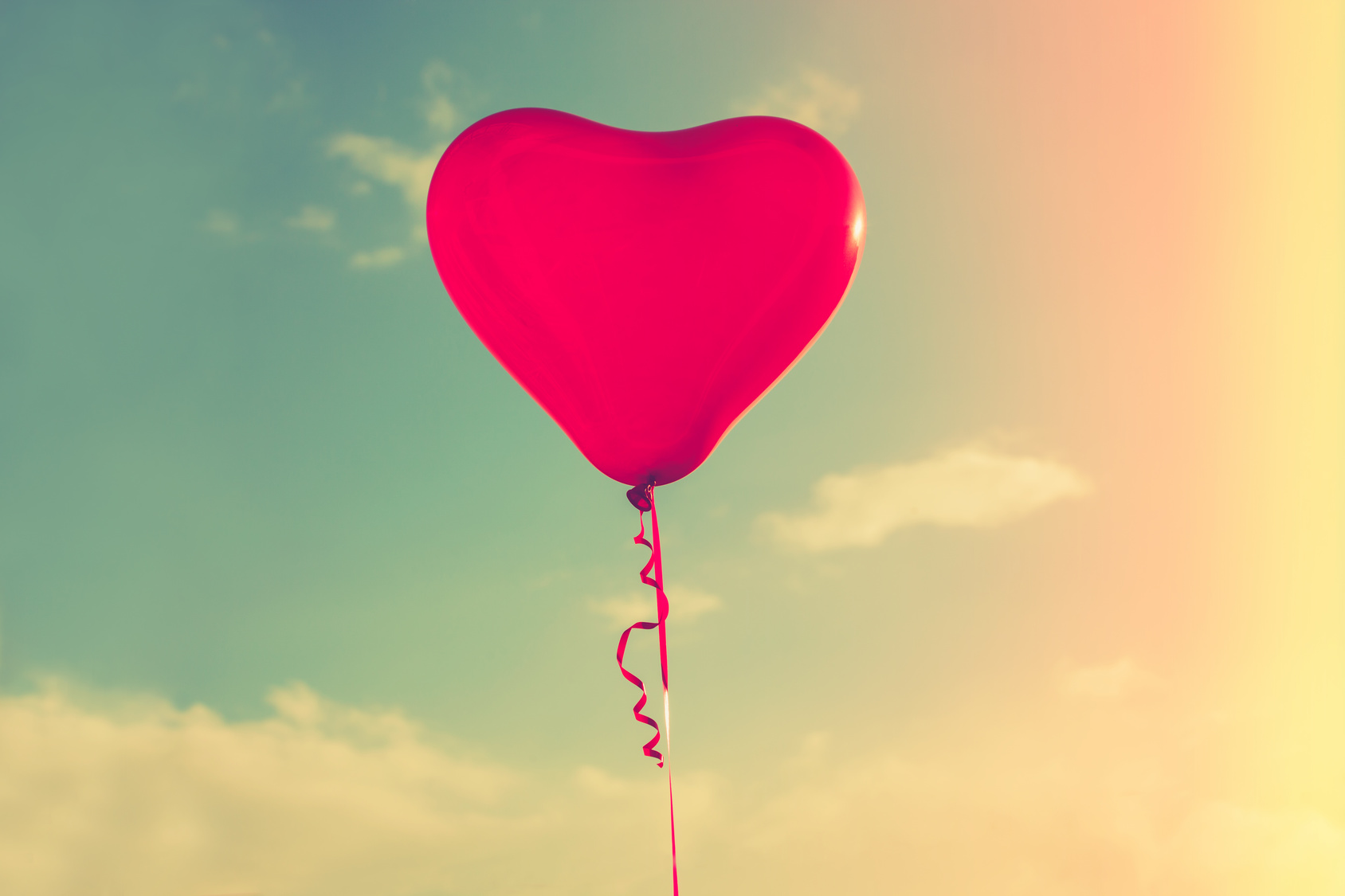 balloon heart shape