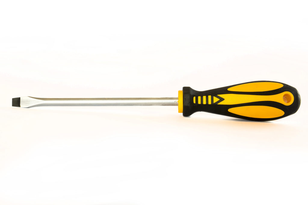 Screwdriver isolated on white