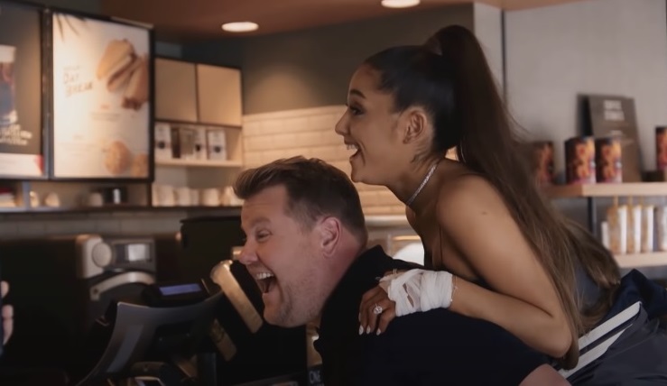 arianagrandejamescorden