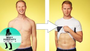 Miehet kokeilivat vatsalihasten varjostusta – katso videolta kuumat lopputulokset