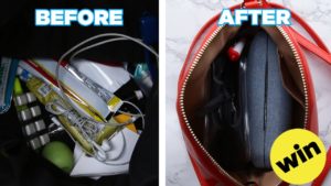 Sekainen käsilaukku? Näillä vinkeillä siistit sen