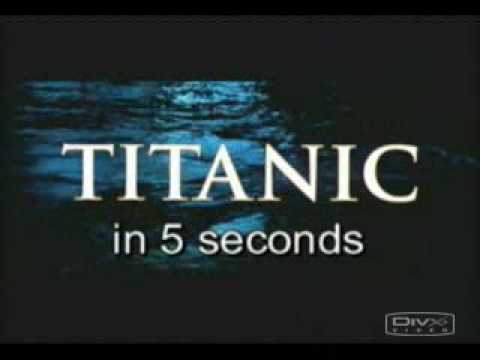 Titanic-elokuva tiivistettynä viiteen sekuntiin – katso hulvaton video