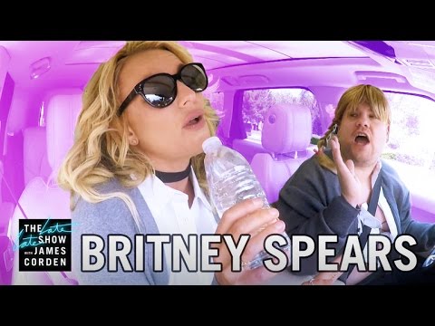 Video: Britney Spears hassutteli ja lauloi hittejään Carpool Karaokessa