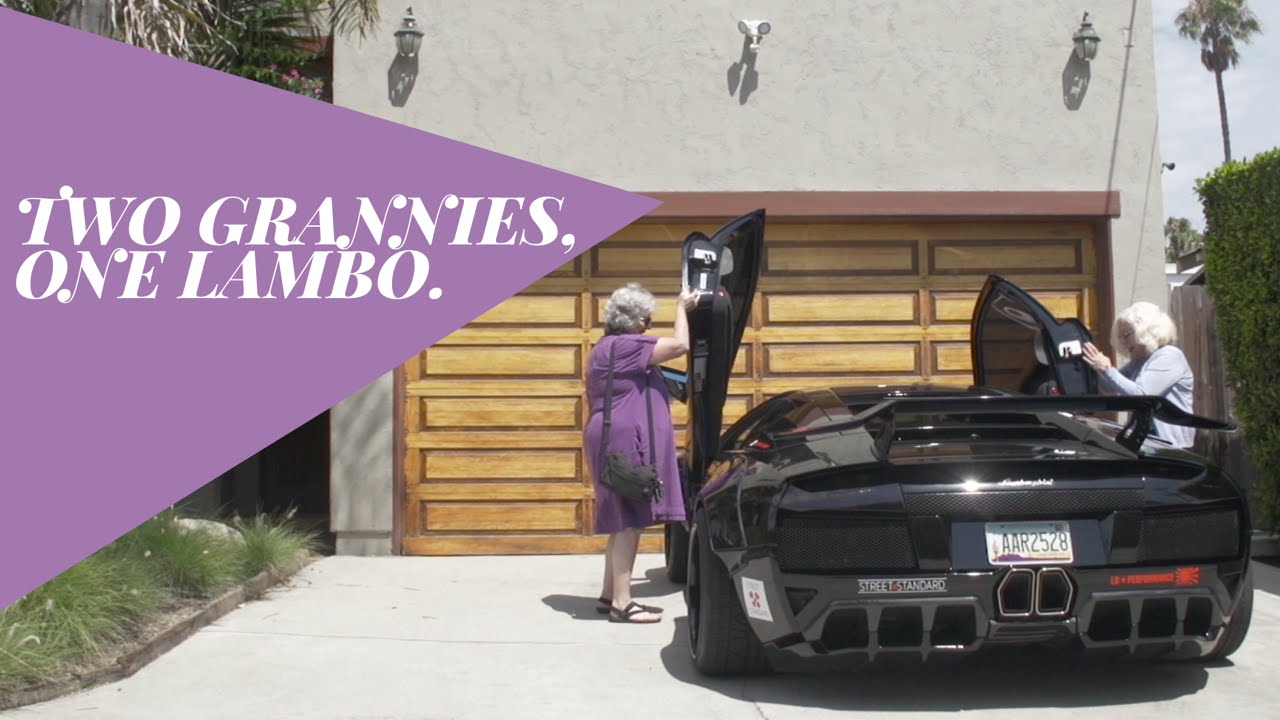 Video: Isoäidit pääsivät Lamborghinin rattiin
