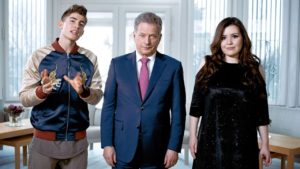 Video: Presidentti Niinistö, Robin ja Diandra aloittivat kannustuskampanjan kiusaamista vastaan