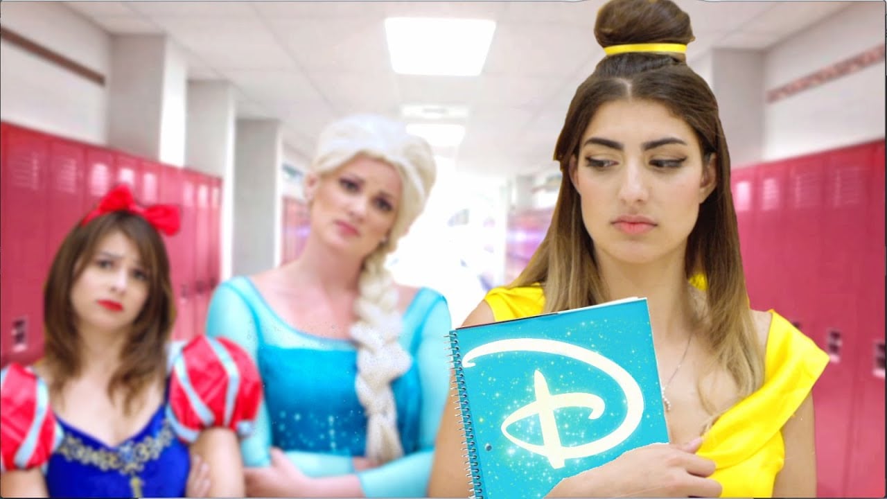Video: Tältä se näyttäisi, jos Disneyn prinsessat menisivät kouluun