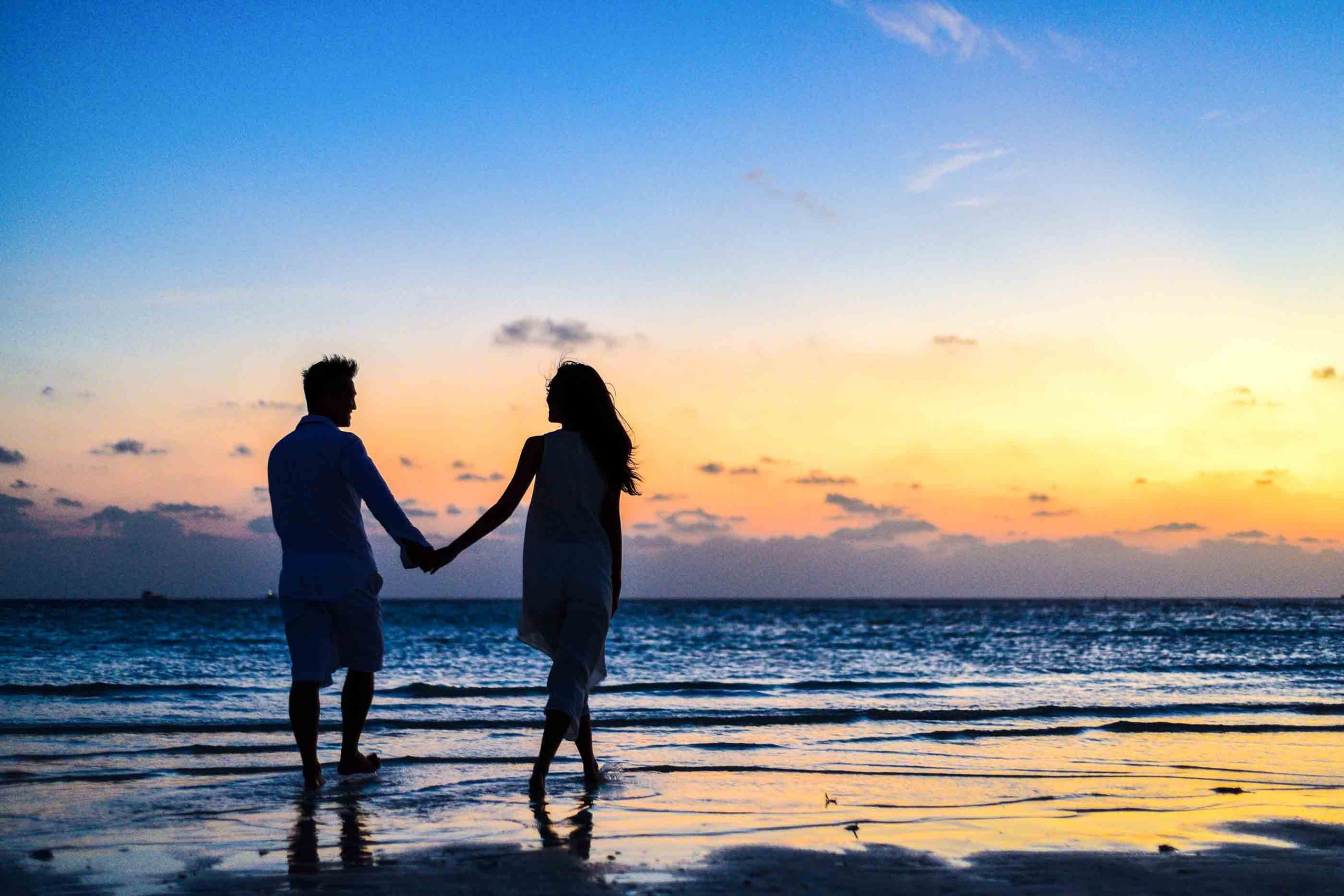 couple on the beach